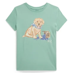 Kids Polo Ralph Lauren Tops>Cute Dog T-shirt 7-16y