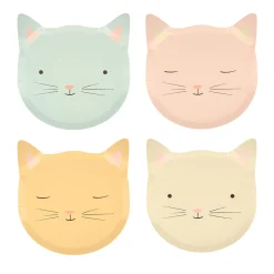 Meri Meri Cute Kitten Plates (8)