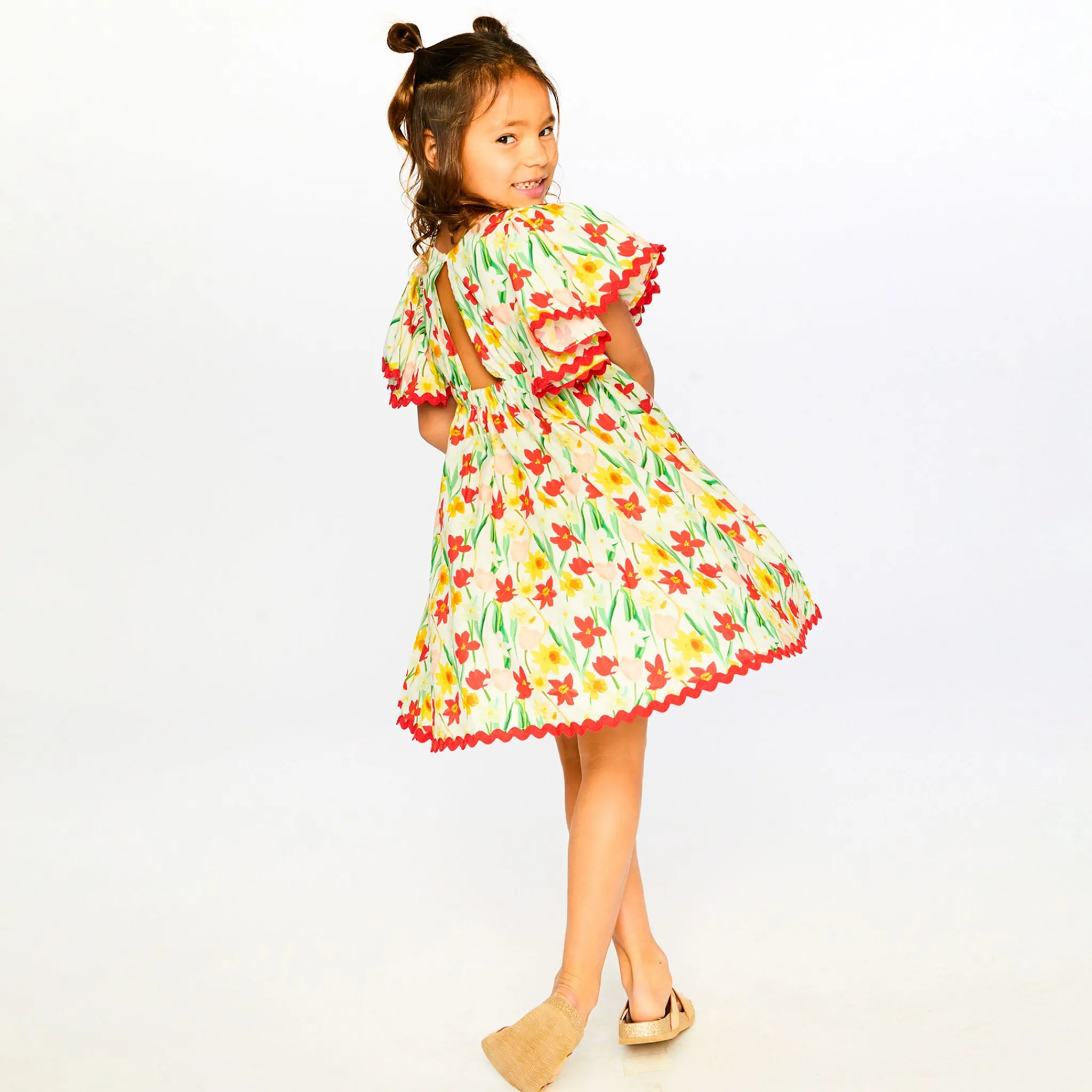 Kids Deux par Deux Daffodils Dress 7-10