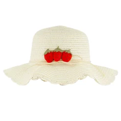 Kids Deux par Deux Daffodils Straw Hat