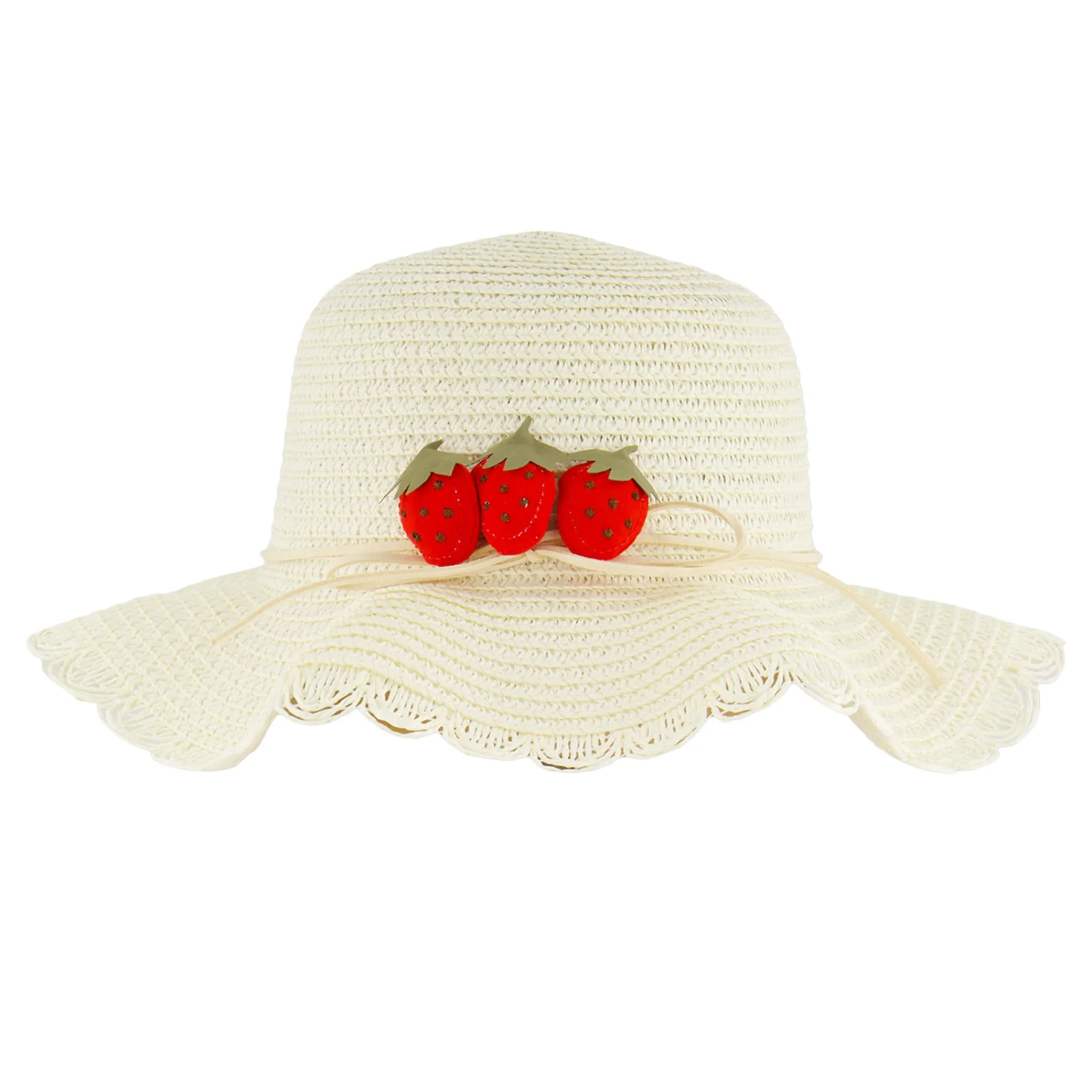 Kids Deux par Deux Daffodils Straw Hat