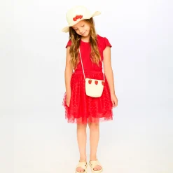 Kids Deux par Deux Daffodils Straw Hat