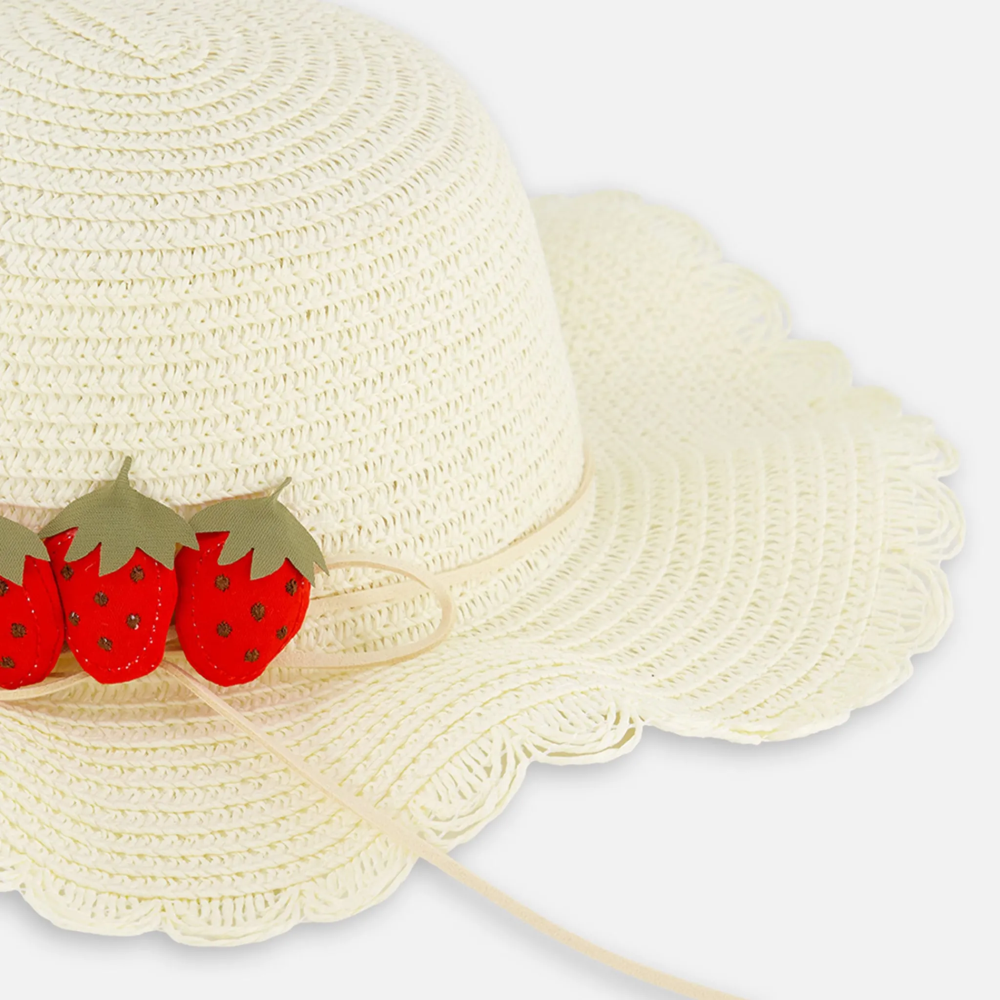 Kids Deux par Deux Daffodils Straw Hat