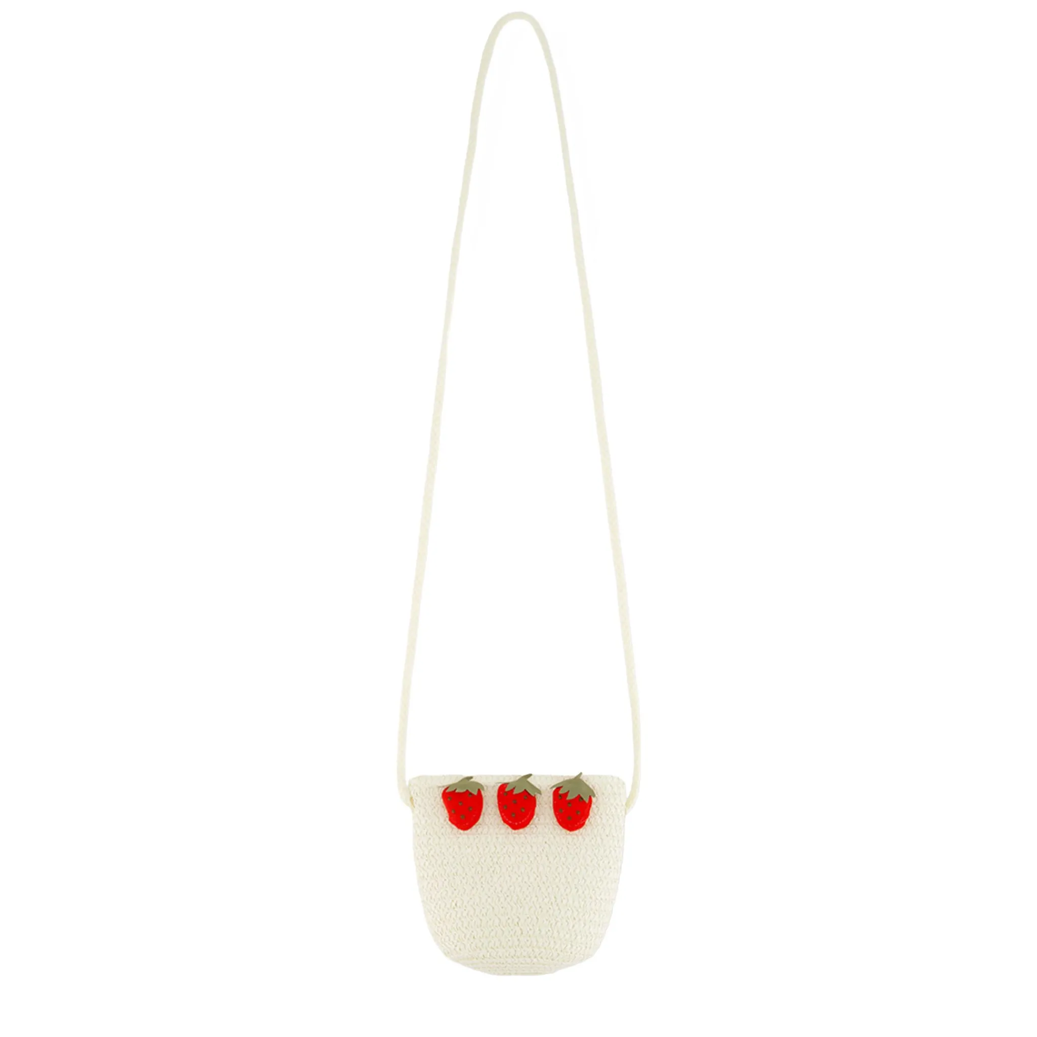 Kids Deux par Deux Daffodils Straw Purse