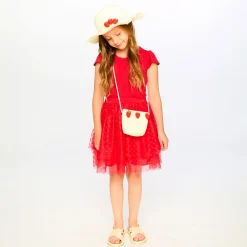 Kids Deux par Deux Daffodils Straw Purse