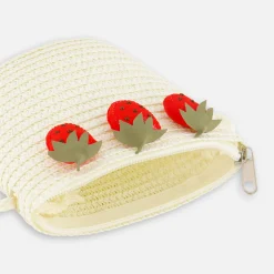 Kids Deux par Deux Daffodils Straw Purse