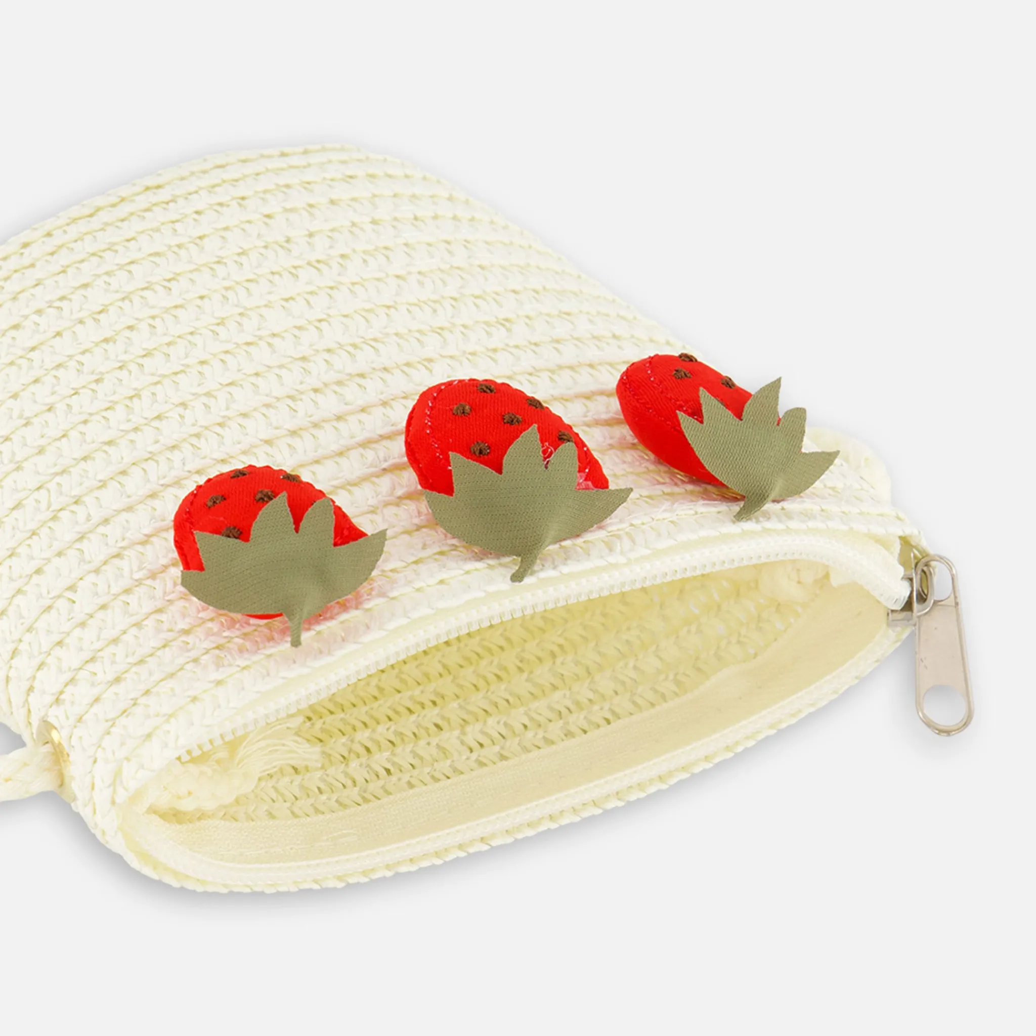 Kids Deux par Deux Daffodils Straw Purse