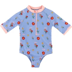 Kids Birdz Swimsuits>Daisies Aop Uv Swimsuit 2-10