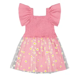 Kids Deux par Deux Daisies Dress 3-6