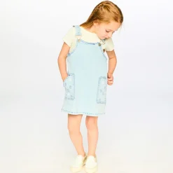 Kids Deux par Deux Daisies Overall Dress 7-10