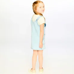 Kids Deux par Deux Daisies Overall Dress 7-10