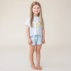 Kids Nano Pajamas & Bathrobes>Daisies 3pc Pajamas 2-12