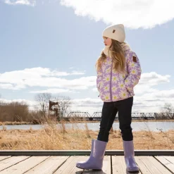 Kids Deux par Deux Daisies Quilted Jacket 7-12