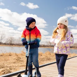 Kids Deux par Deux Daisies Quilted Jacket 7-12