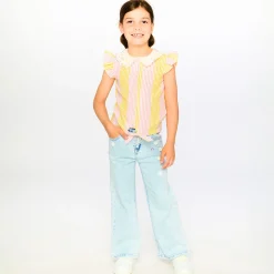 Kids Deux par Deux Tops>Daisies Shirt 7-10