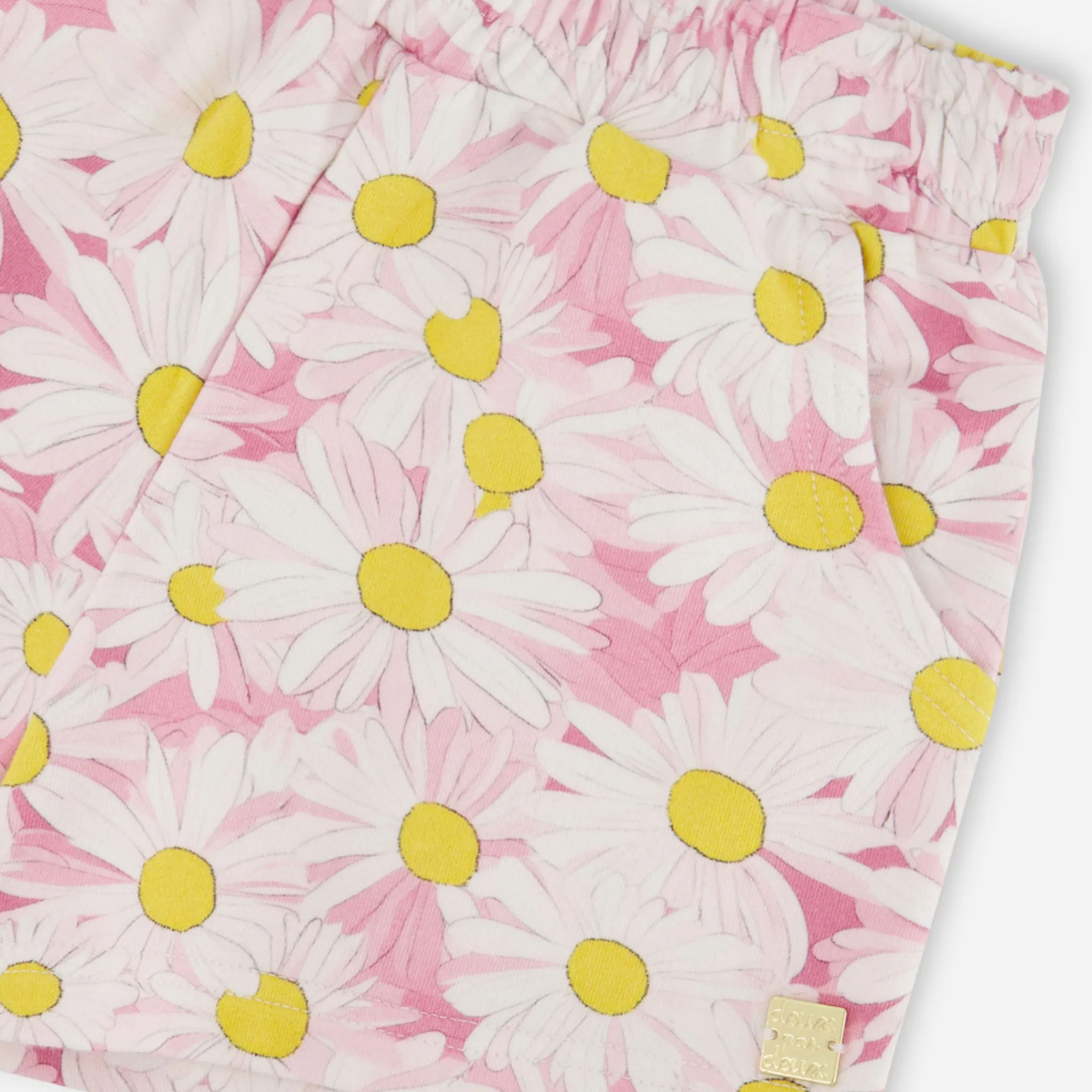 Kids Deux par Deux Daisies Sweat Short 3-6