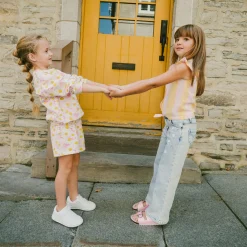 Kids Deux par Deux Daisies Sweat Short 3-6