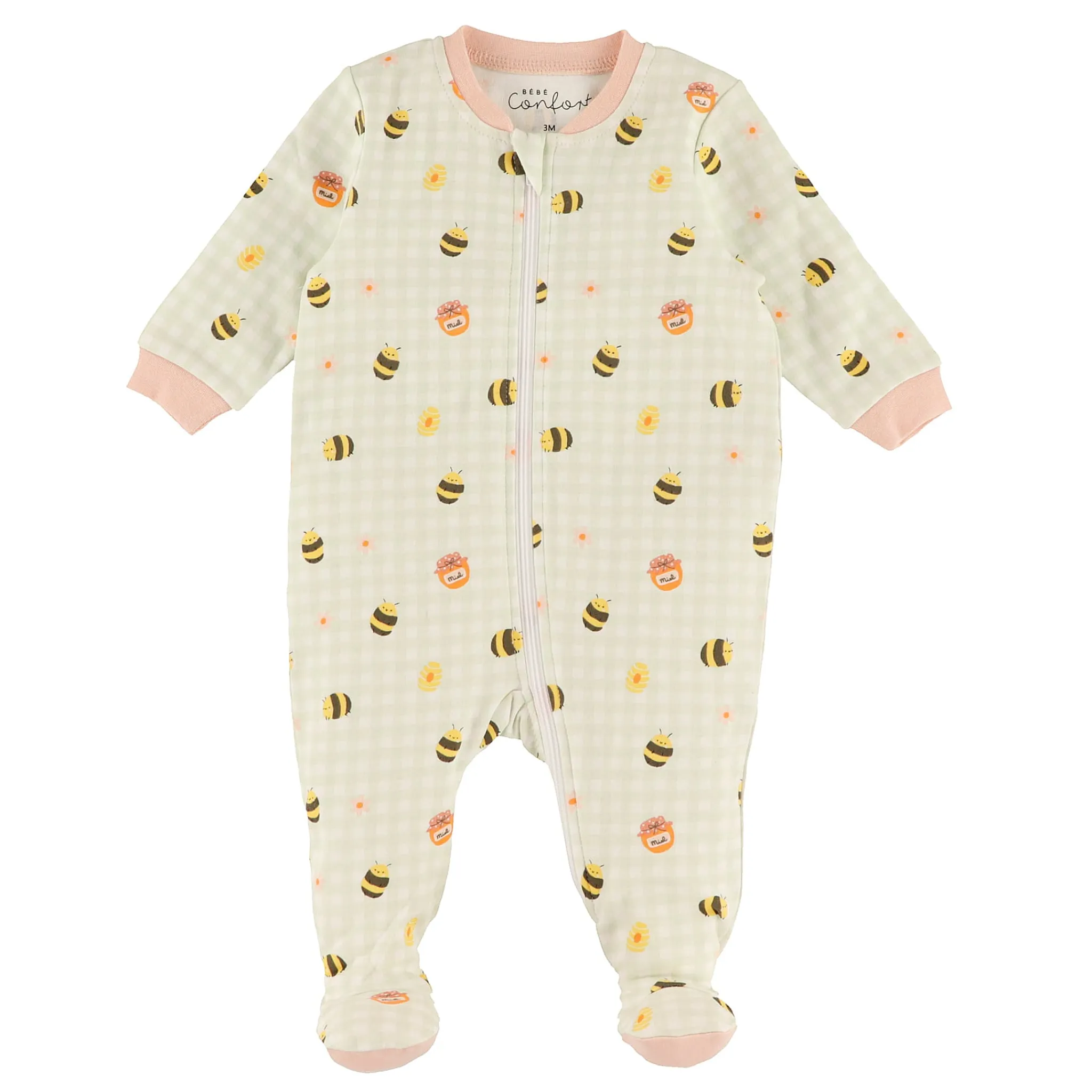Bebe Confort Pajamas|Pyjamas>Daisies Vichy Pajamas 0-30m
