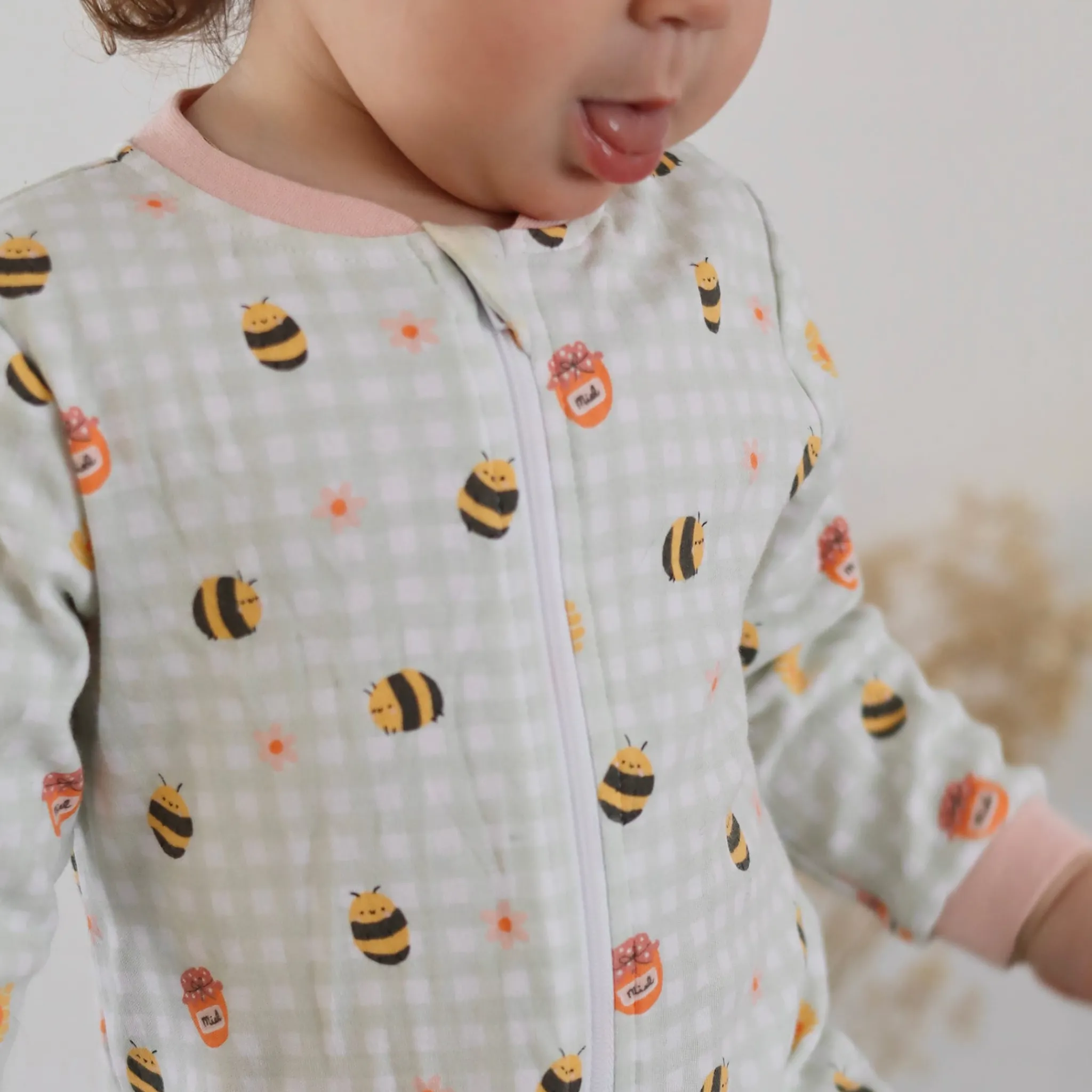 Bebe Confort Pajamas|Pyjamas>Daisies Vichy Pajamas 0-30m