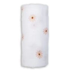 Kids Lulujo Blankets|Blankets>Daisies-cotton Muslin Swaddle