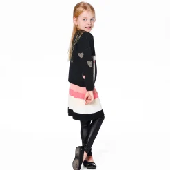 Kids Deux par Deux Dalmatian Knit Skirt 3-6