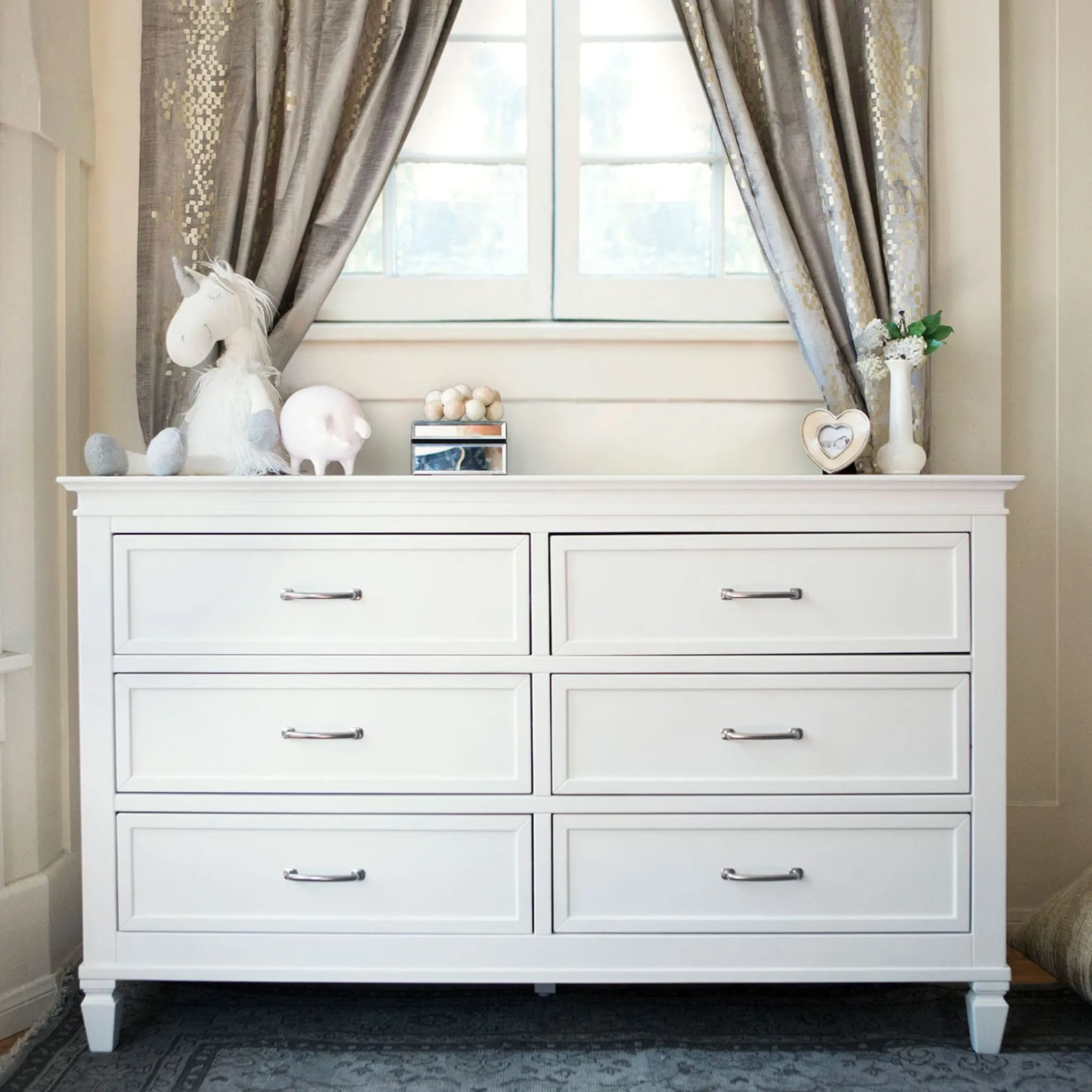 Namesake Darlington 6-Drawer Dresser - Warm White