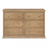 DaVinci Storage Furniture>Signature 6-Drawer Double Dresser - Hazelnut