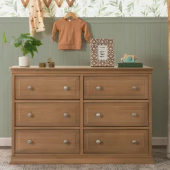 DaVinci Storage Furniture>Signature 6-Drawer Double Dresser - Hazelnut