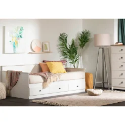 South Shore Daybed with Storage - Plenny White Wash