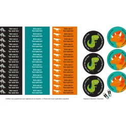 Kids Clement - Impressions Daycare Name Labels - Dinosaurs