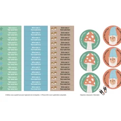 Kids Clement - Impressions Daycare Name Labels - Gnomes
