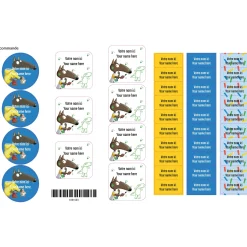 Kids Clement - Impressions Daycare Name Labels - Little Wolf