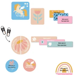 Kids Clement - Impressions Daycare Name Labels - Unicorn Lexie