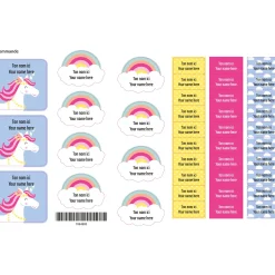 Kids Clement - Impressions Daycare Name Labels - Unicorn