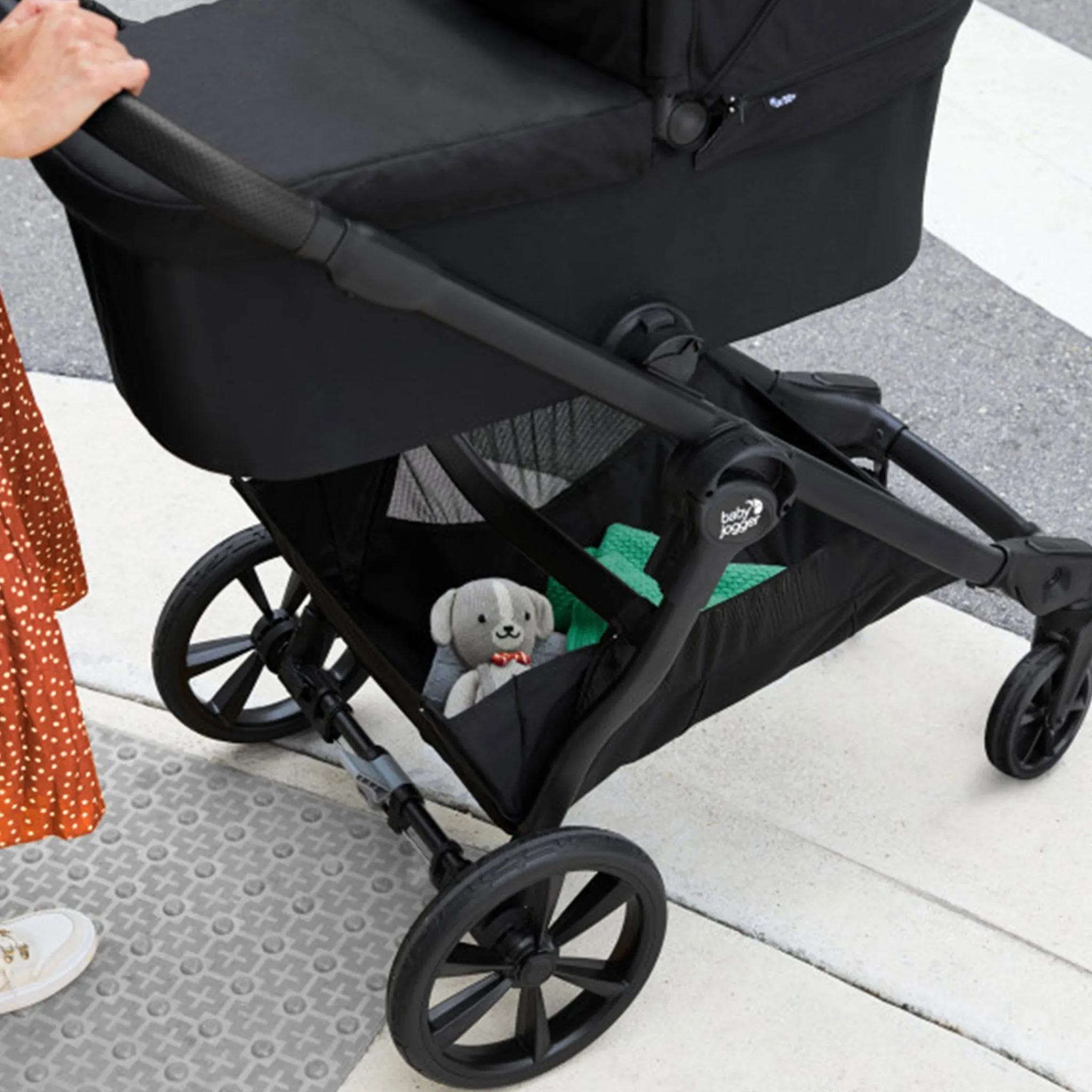 Kids Baby Jogger Strollers|Strollers & Trailers>Deluxe City Select 2/Summit X3 Pram - Lunar Black