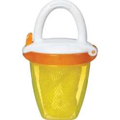 Kids Munchkin Deluxe Fresh Food Feeder - Yellow/Orange