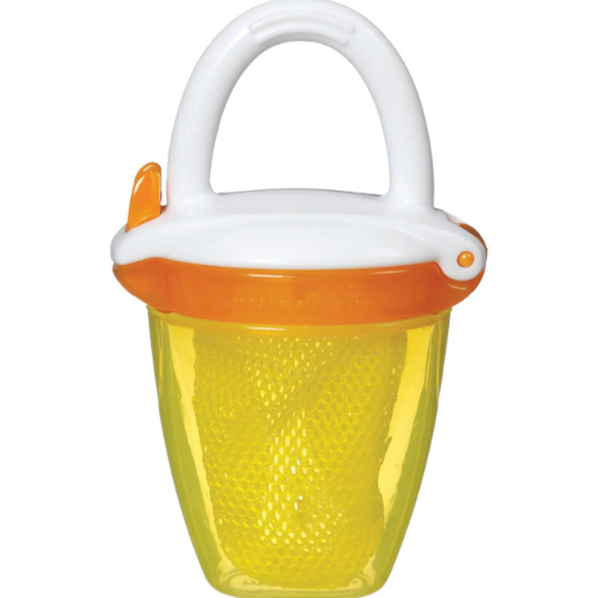 Kids Munchkin Deluxe Fresh Food Feeder - Yellow/Orange