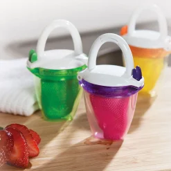 Kids Munchkin Cleaning & Food Preparation|Food Preparation>Deluxe Fresh Food Feeder - Blue/Green