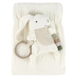 Kids Jasxtek Blankets|Blankets>Deluxe Muslin Blanket + Rabbit Toy