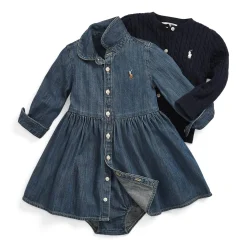Polo Ralph Lauren Shirt Dress 6-24m