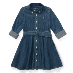 Kids Polo Ralph Lauren Dresses & Rompers>Shirt Dress 2-6x