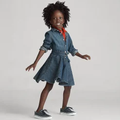 Kids Polo Ralph Lauren Dresses & Rompers>Shirt Dress 2-6x