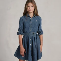 Kids Polo Ralph Lauren Shirt Dress 7-16y