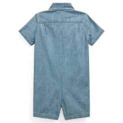 BOY Polo Ralph Lauren Rompers & Jumpsuits>Denim Shortall 6-24m