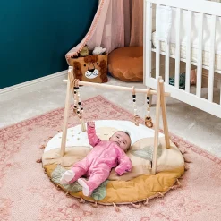 Kids Crane Desert Sunset Play Mat