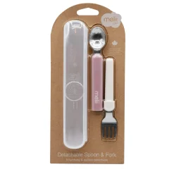 Kids Melii Breastfeeding|Tableware>Detachable Spoon&Fork-Pink