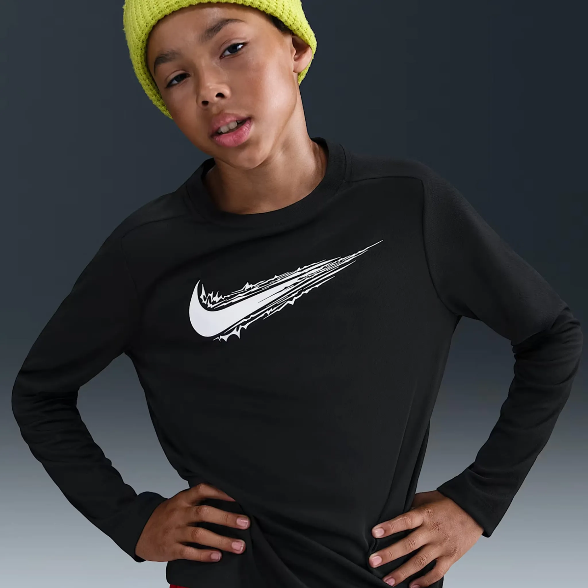 Kids/BOY Nike Sportswear|Tops>Df Multi Ls Top 8-16
