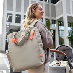Lassig Diaper Backpack Green Label - Beige