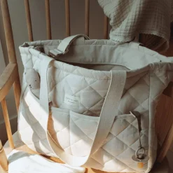Dans Le Sac Diaper Bag - Cream
