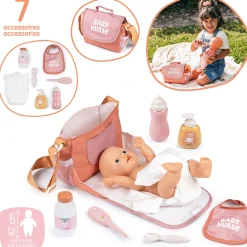 Smoby Diaper Bag for Doll - 8 Pieces